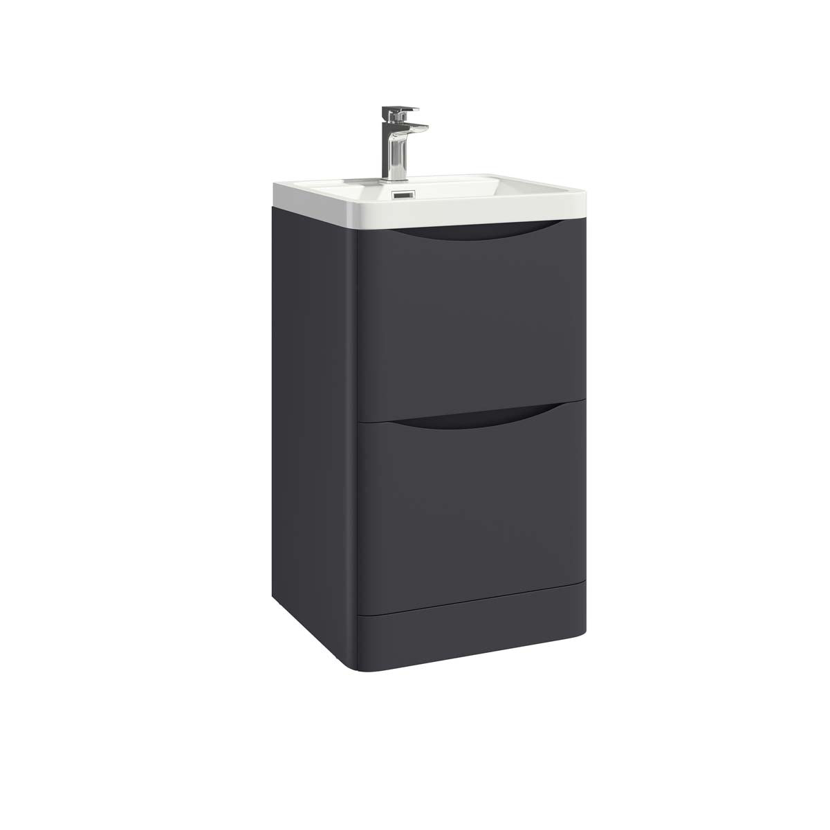 Bella 500 Floor Cabinet White Or Matt Grey