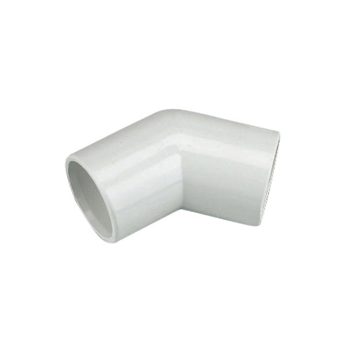 Floplast white overflow 135 degree bend 21.5mm OS12