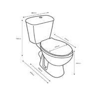 Pronto Pan, Cistern, Cistern Fittings & Seat Scudo