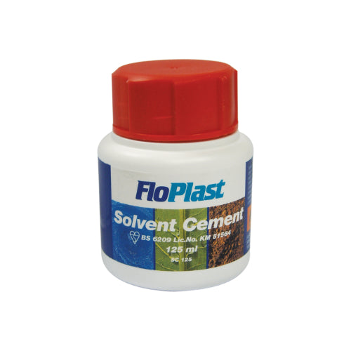 Floplast solvent cement BS6209 125ml