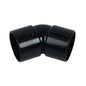 Floplast ABS solvent weld 135 degree obtuse bend 40mm black WS19