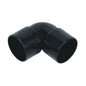 Floplast ABS solvent weld 90 degree knuckle 40mm black WS11