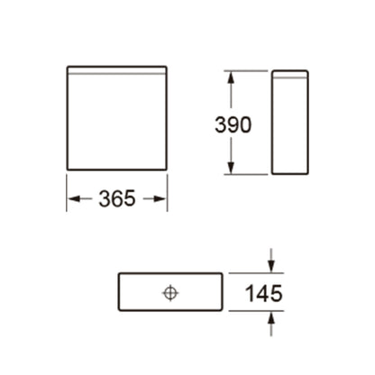 Scudo Choices Cistern – Inc Fittings CERAMIC-CISTERN-999