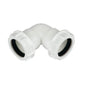 white compression waste 90 deg bend 32mm