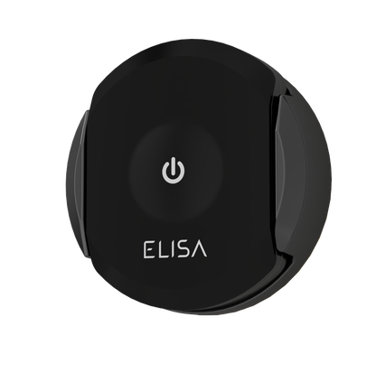 Elisa Intuition Divert Concealed Smart Hand Shower, Fixed Ceiling Head & Remote for HP/Combi - Black
