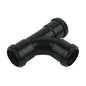 Floplast pushfit waste tee 40mm black WP23