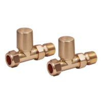 Towel Rail Valves Straight Various Colours / Finishes