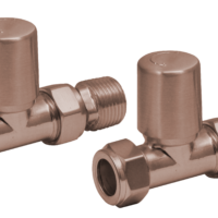 Towel Rail Valves Straight Various Colours / Finishes
