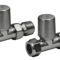 Towel Rail Valves Straight Various Colours / Finishes
