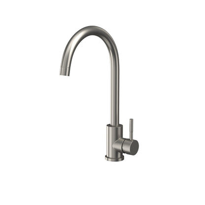 Manhattan Brushed Stainless Steel Kitchen Mixer Tap