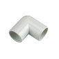 Floplast white overflow 90 degree bend 21.5mm OS11