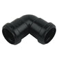 Floplast pushfit waste 90 degree knuckle 32mm black WP10