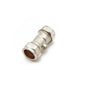 QQE chrome plated brass isolating valve 22mm - economy