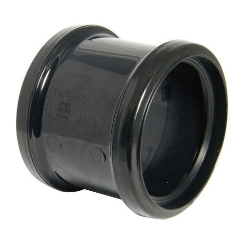 Floplast 110mm soil double socket black SP105