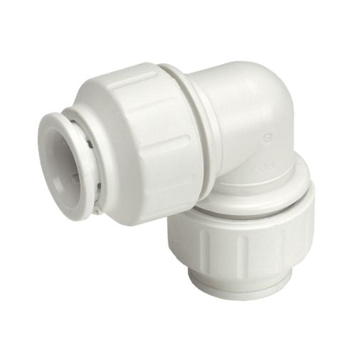 JG Speedfit white elbow 22mm