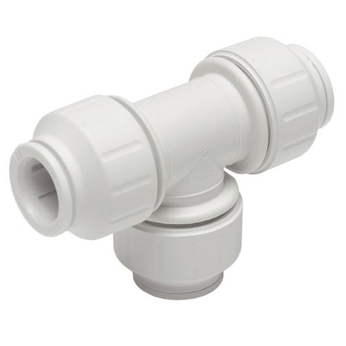 JG Speedfit white equal tee 22mm