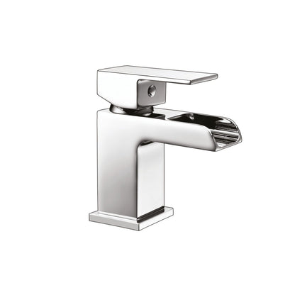 Scudo Victoria Mini Mono Basin Mixer with Push Waste TAP008