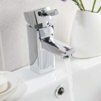 Scudo Forme Mono Basin Mixer with Push Waste TAP011
