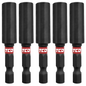 TCD Shock Resistant Magnetic Bit Holder 1/4in Hex 60mm - Pack of 5 - TCD0004