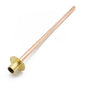 Wallplate - threaded 1/2" with 350mm length of 15mm copper tube