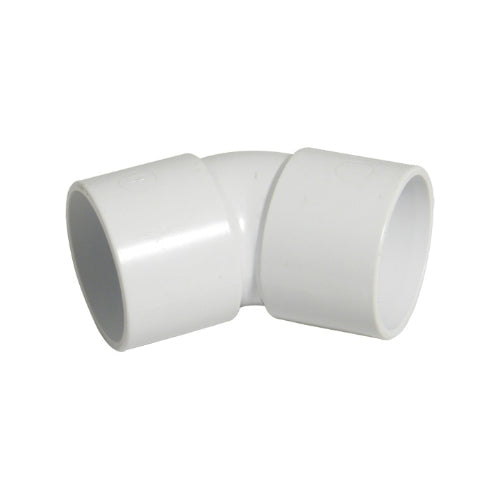 Floplast ABS solvent weld 135 degree obtuse bend 40mm white WS19