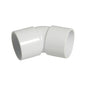 Floplast ABS solvent weld 135 degree obtuse bend 40mm white WS19