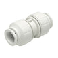 JG Speedfit white straight coupler 22mm